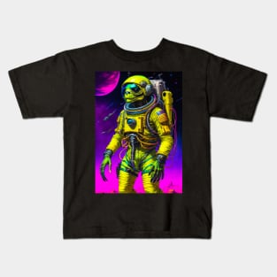 Mutant Turtle in Spacesuit Kids T-Shirt